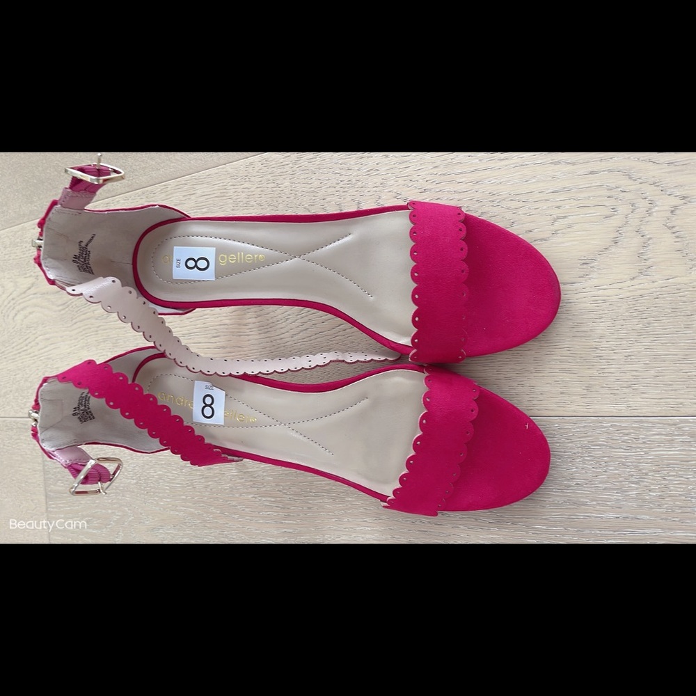 New pink sandals